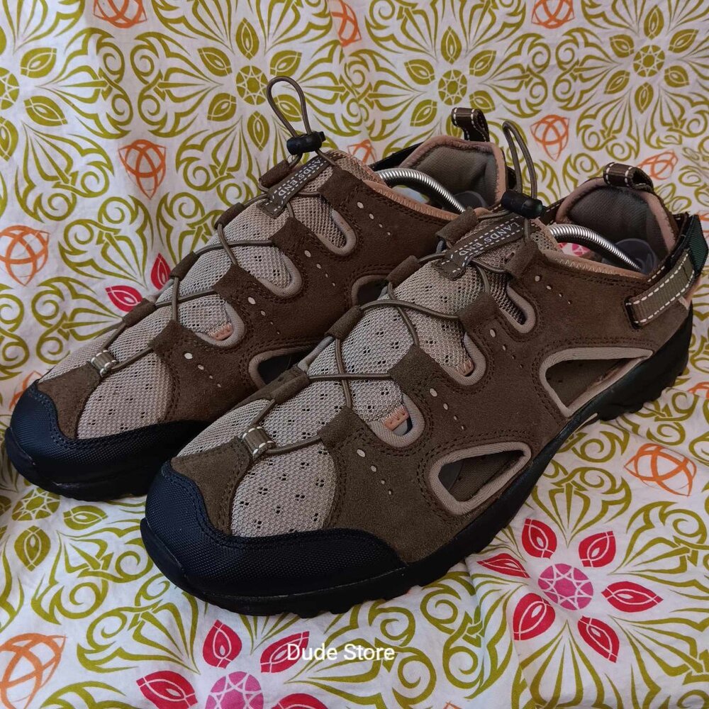 Lands' End Sport Sandal **Men's Size 12 EEE** Hiking & Trail Sandals Brown & Tan